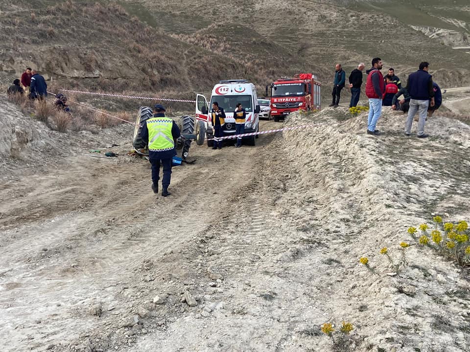 Sarayköy'de traktör kazası