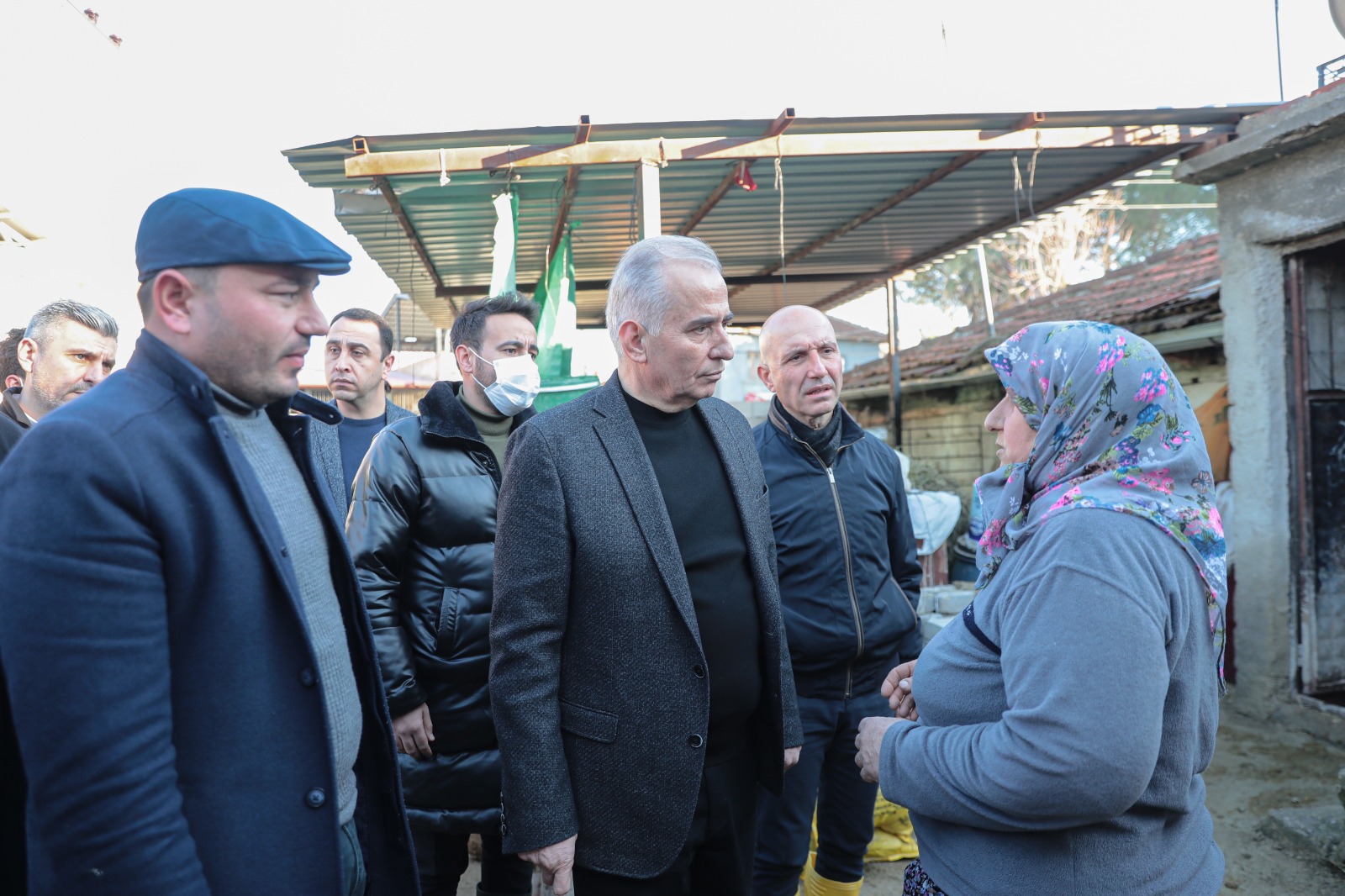Başkan Zolan, Sarayköy’de sel bölgesini ziyaret etti