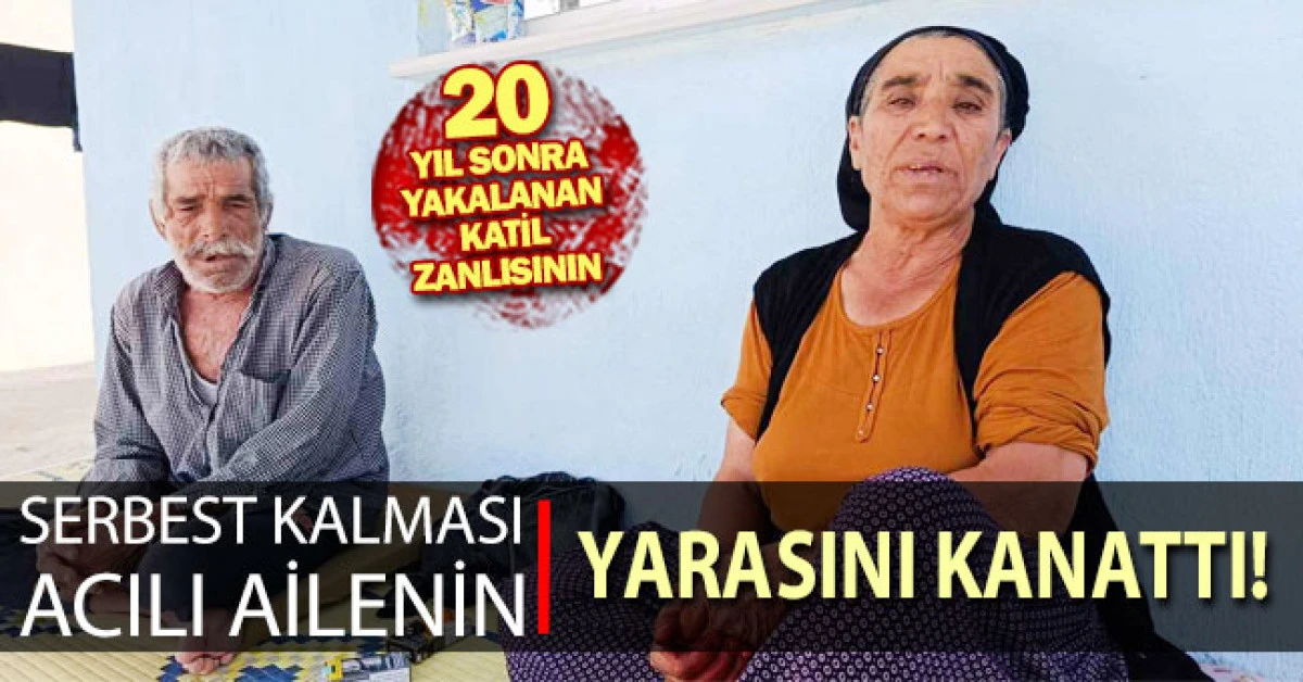 20 yıl sonra yakalanan katil zanlısının serbest kalması acılı ailenin yarasını kanattı