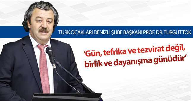 Turgut Tok’dan 3 Mayıs Türkçülük Günü Kutlama Mesajı