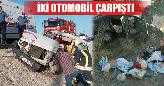 Denizli Ankara Yolunda Trafik Kazasi 1yarali