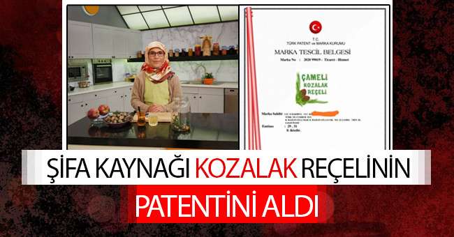 Bakırtaş, Çameli Kozalak Reçelinin patentini aldı
