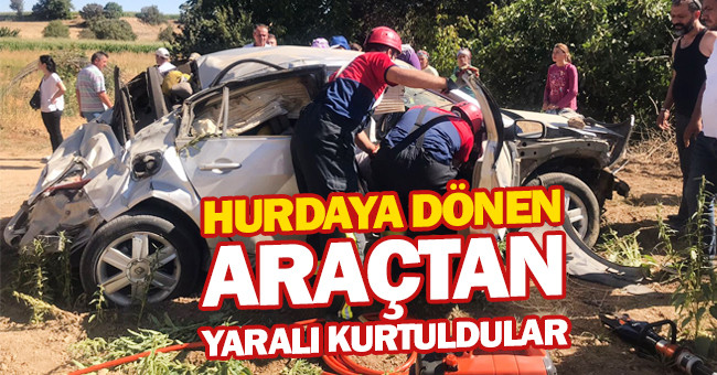 Buldan’da trafik kazası: 2 yaralı