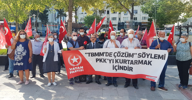 Vatan Partisi; “TBMM’de çözüm” söylemi PKK’yı kurtarmak içindir”