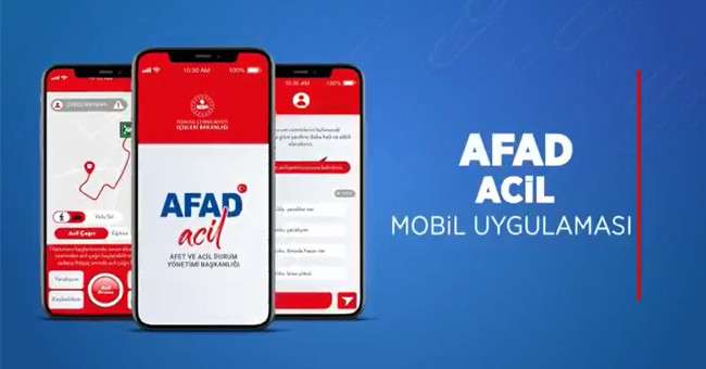 ‘AFAD Acil’ adlı mobil uygulama kullanıma sunuldu