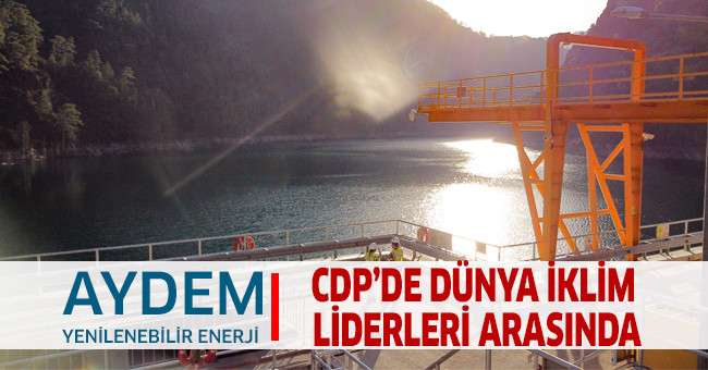 Aydem Yenilenebilir Enerji CDP’de Dünya İklim Liderleri Arasında