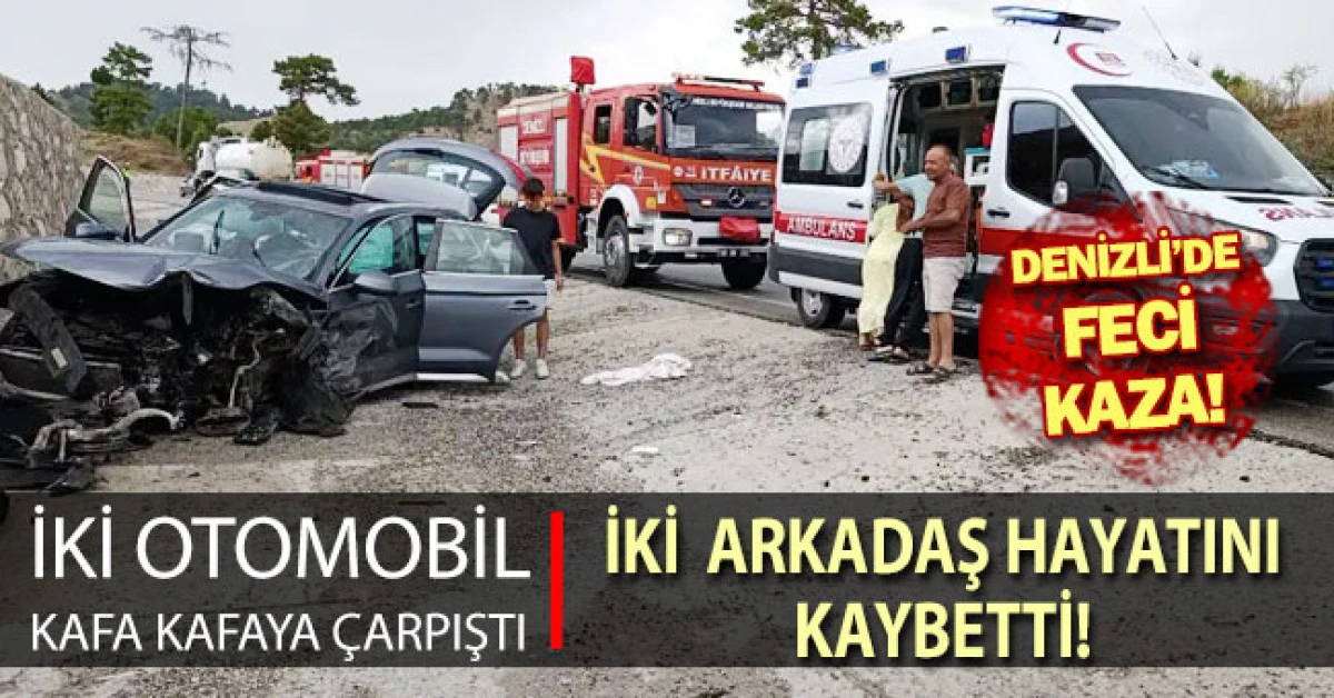 Aynı ara&ccedil;taki 2 arkadaş hayatını kaybetti
