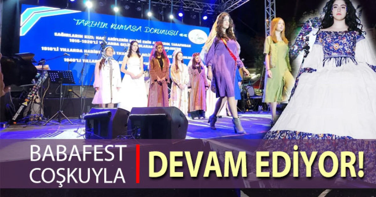 Babadağ Belediyesinin 7’nci kez düzenlediği Babafest coşkuyla devam ediyor