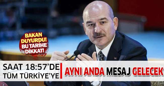 Bakan Soylu, 12 Kasım'ı işaret etti!