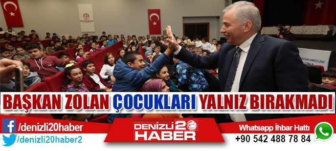 Başkan Osman Zolan Çocukları Yalnız Bırakmadı 