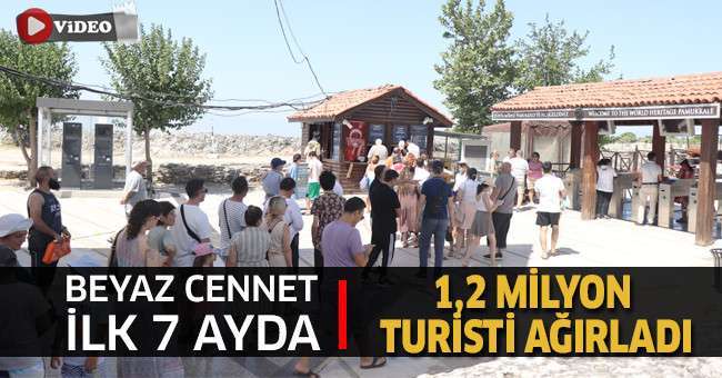 Beyaz cennet ilk 7 ayda 1,2 milyon turisti ağırladı