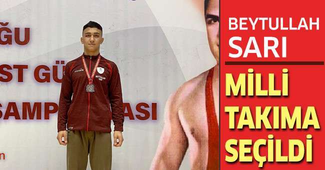 Beytullah Sarı Milli Takıma Seçildi