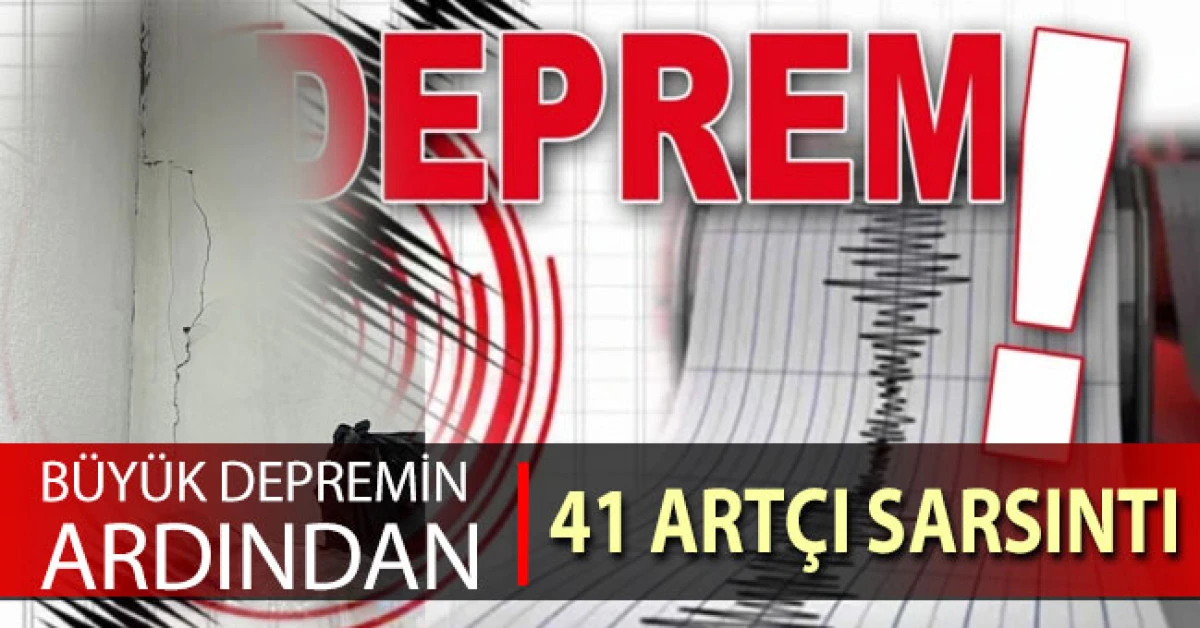 Buldan&rsquo;daki b&uuml;y&uuml;k depremin ardından 41 art&ccedil;ı sarsıntı!
