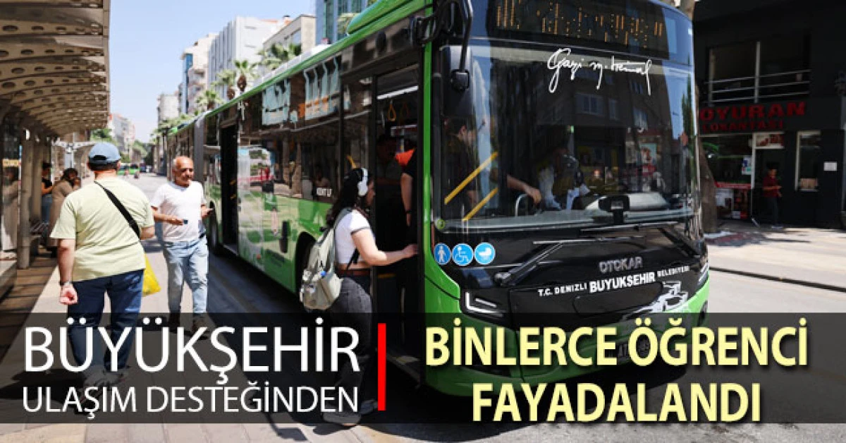 B&uuml;y&uuml;kşehir ulaşım desteğinden binlerce &ouml;ğrenci faydalandı