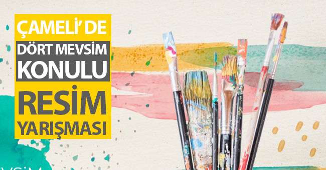 Çameli Belediyesi “Çameli’ de Dört Mevsim” Konulu Resim Yarışması