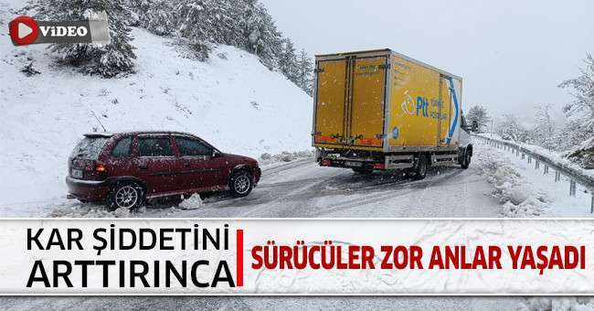 Çameli’de kar yağışı etkili oldu