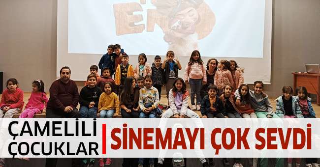 Çamelili Çocuklar Sinemayı Çok Sevdi