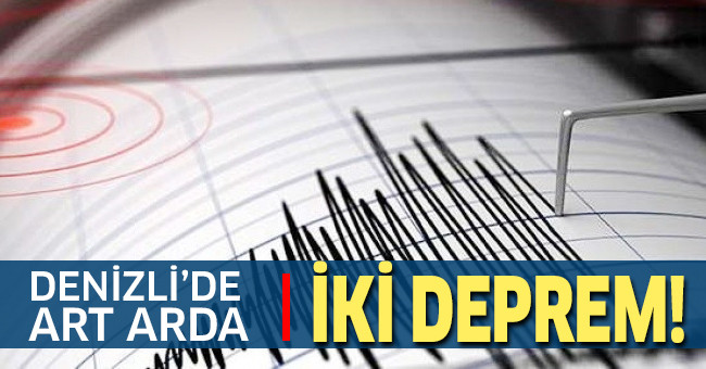 Çameli'nde art arda 2 deprem meydana geldi