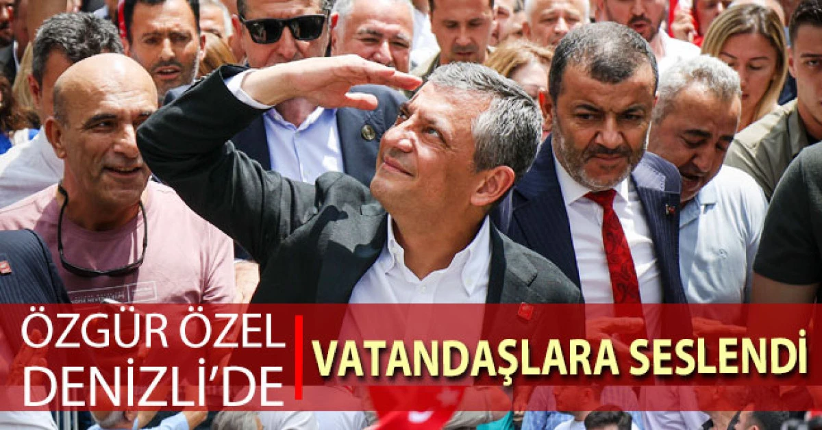 CHP Grup Başkanı &Ouml;zg&uuml;r &Ouml;zel vatandaşlara seslendi