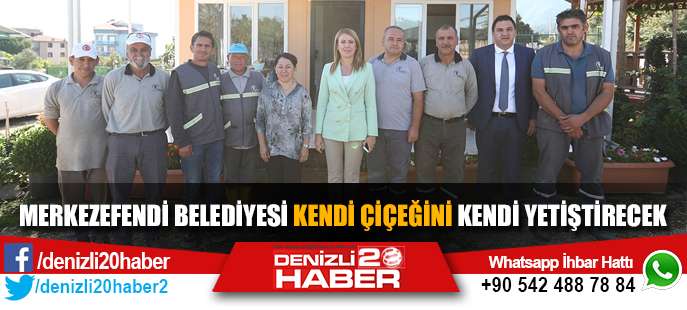 Merkezefendi Belediyesi Kendi Çiçeğini Kendi Yetiştirecek