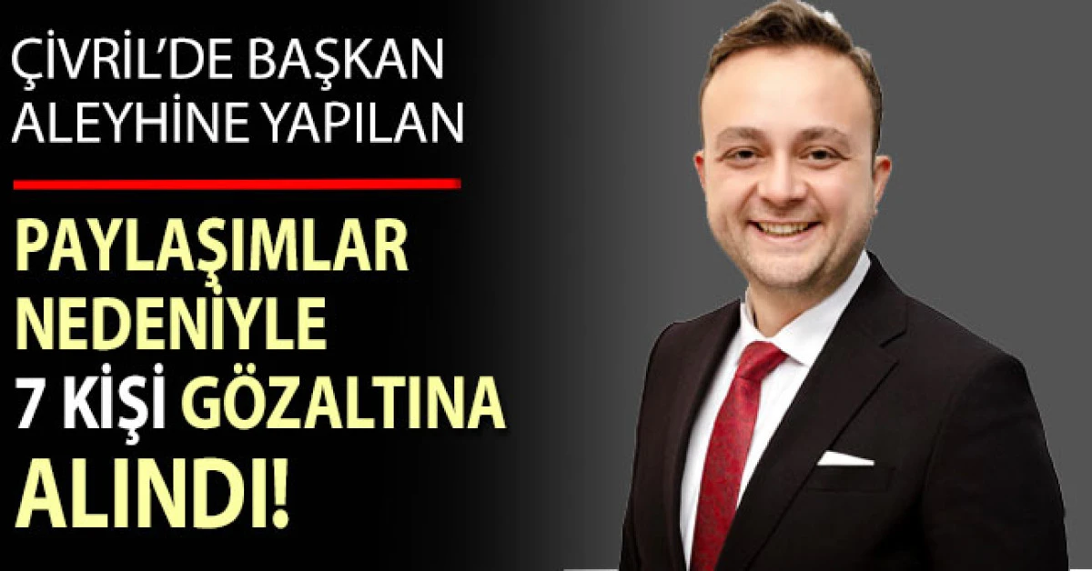 &Ccedil;ivril&rsquo;de sosyal medya operasyonu: 7 g&ouml;zaltı