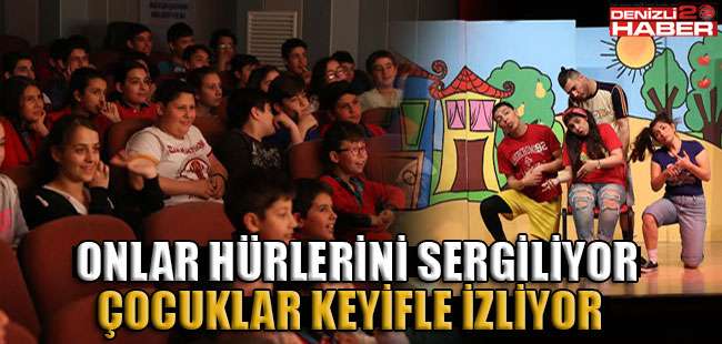 Denizli Büyükşehir’den çocuklara tiyatro şenliği