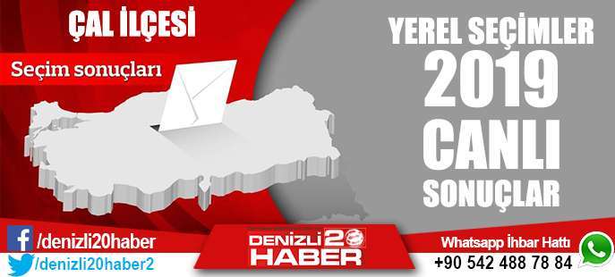 Denizli Çal İlçesi 2019  yerel seçim sonuçları