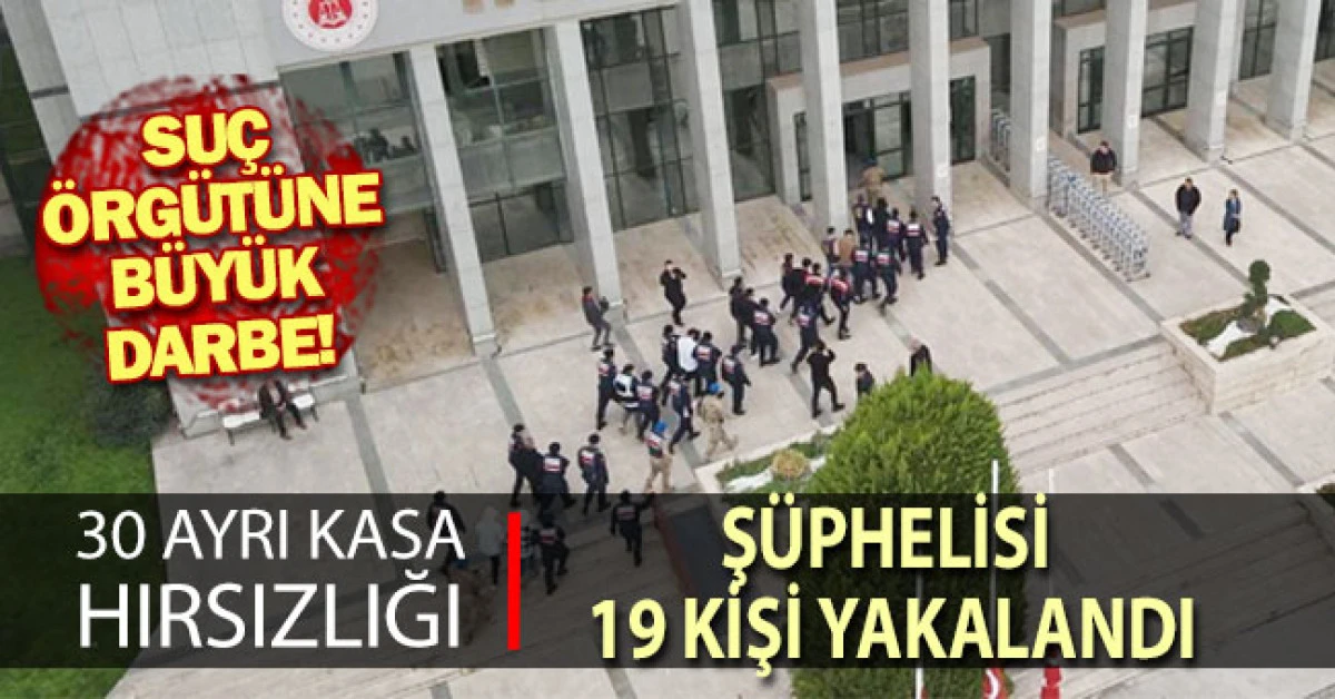 Denizli merkezli 7 ilde su&ccedil; &ouml;rg&uuml;t&uuml;ne eş zamanlı operasyon