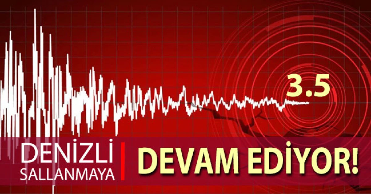 Denizli sallanmaya devam ediyor