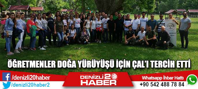 Denizli'den Çal’a giden öğretmenler hayran kaldı