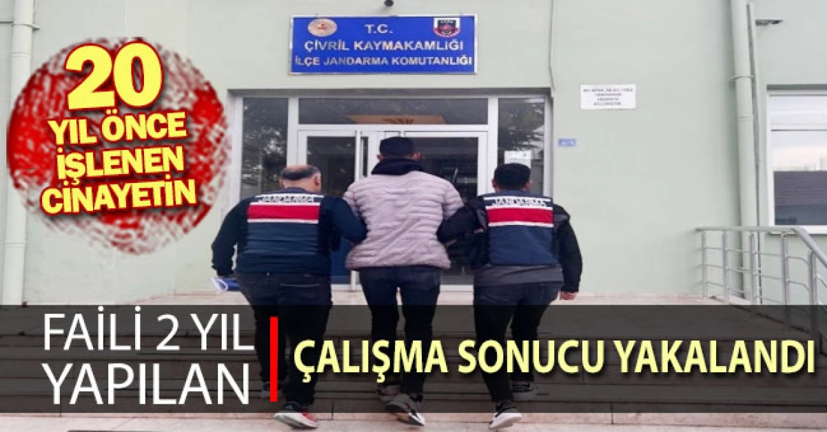 Denizli'de 20 yıl &ouml;nce işlenen cinayetin faili yakalandı