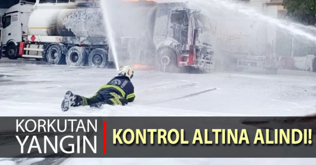 Denizli&rsquo;de akaryakıt istasyonundaki yangın kontrol altına alındı
