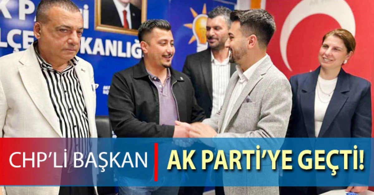 Denizli&rsquo;de CHP&rsquo;li Başkan istifa edip Ak Parti&rsquo;ye ge&ccedil;ti