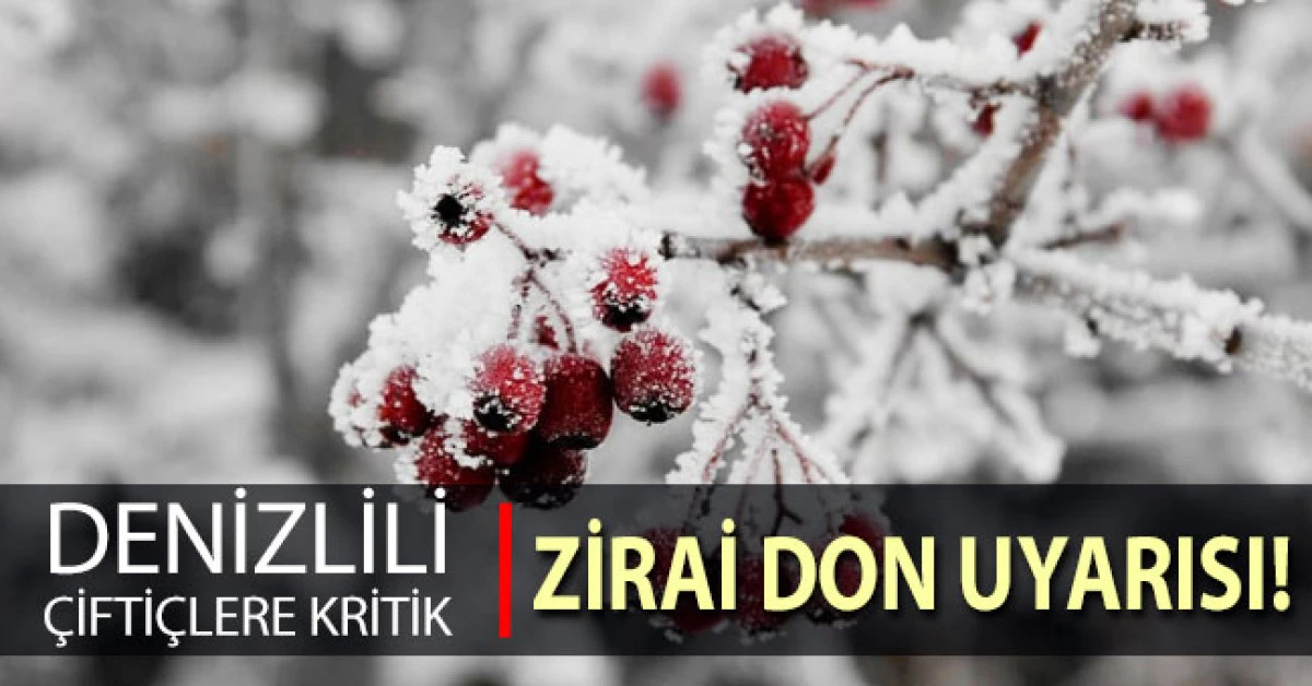 Denizli&rsquo;de &Ccedil;ift&ccedil;iye Kritik Uyarı