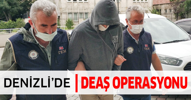 Denizli’de DEAŞ operasyonu: 1 gözaltı
