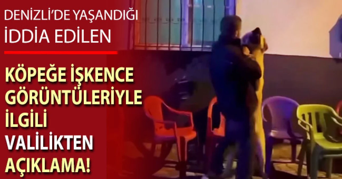 Denizli'de yaşandığı iddia edilen g&ouml;r&uuml;nt&uuml;lerle ilgili valilikten a&ccedil;ıklama!