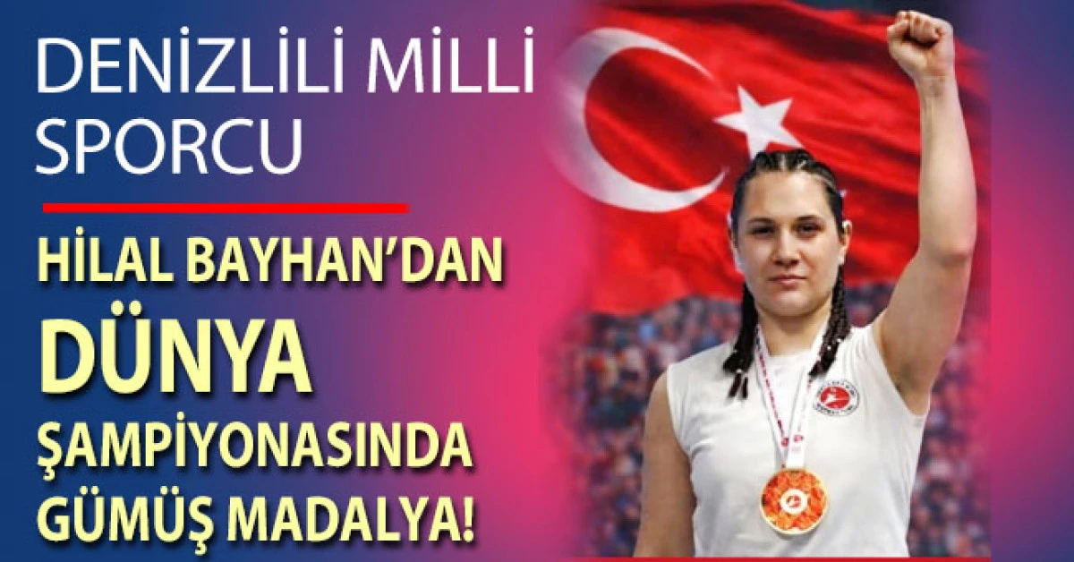 Denizlili Milli Sporcudan D&uuml;nya İkinciliği