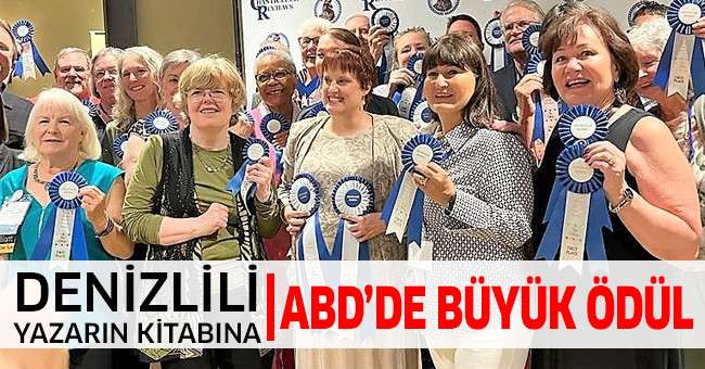 Denizlili yazarın kitabına ABD’de büyük ödül