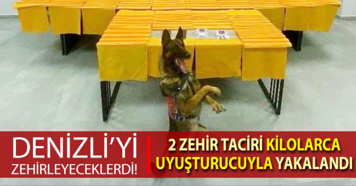 Denizli'yi zehirleyecek 2 zehir taciri tutuklandı
