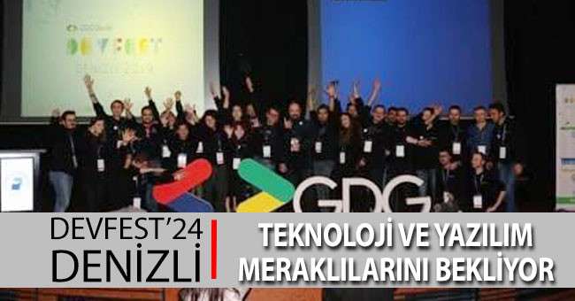 DevFest’24 Denizli, teknoloji ve yazılım meraklılarını bekliyor