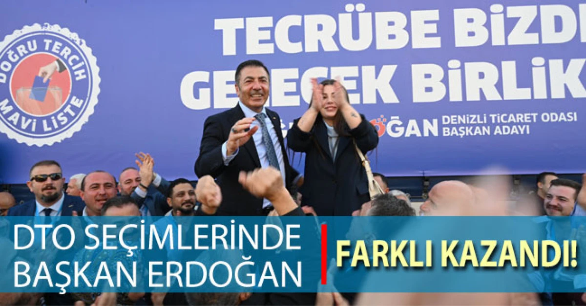 DTO se&ccedil;imlerinde Başkan Erdoğan farklı kazandı