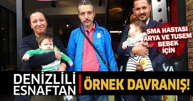 Duyarlı esnaf hasta çocuklar için elini taşın altına koydu