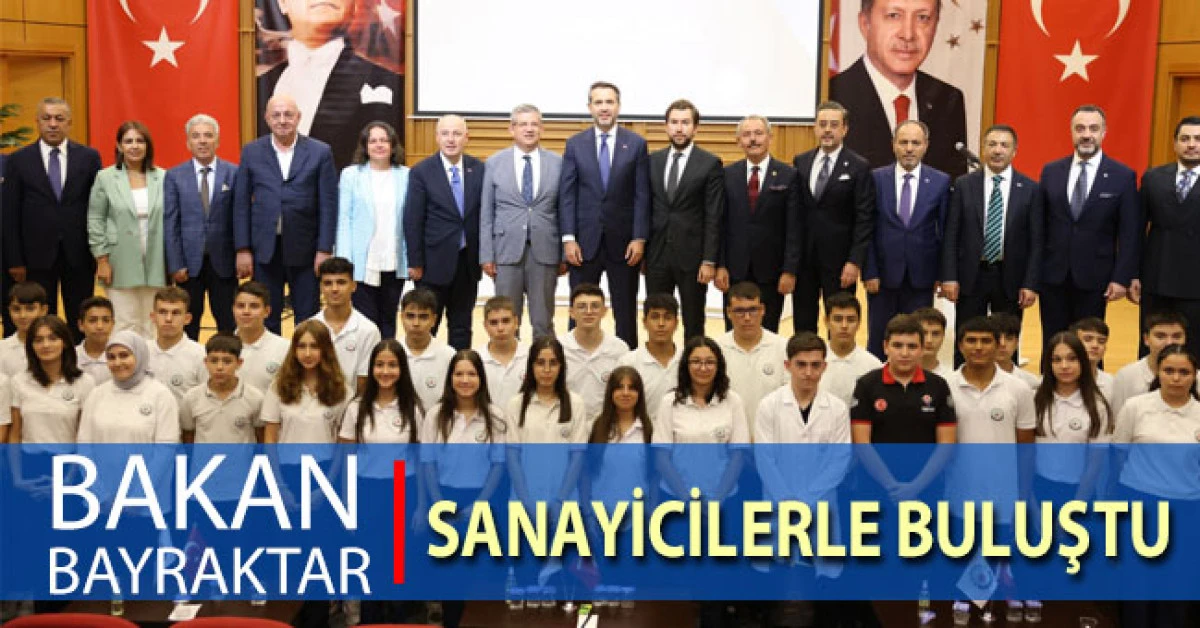 Enerji Bakanı Alparslan Bayraktar Denizli OSB’de Sanayicilerle Buluştu
