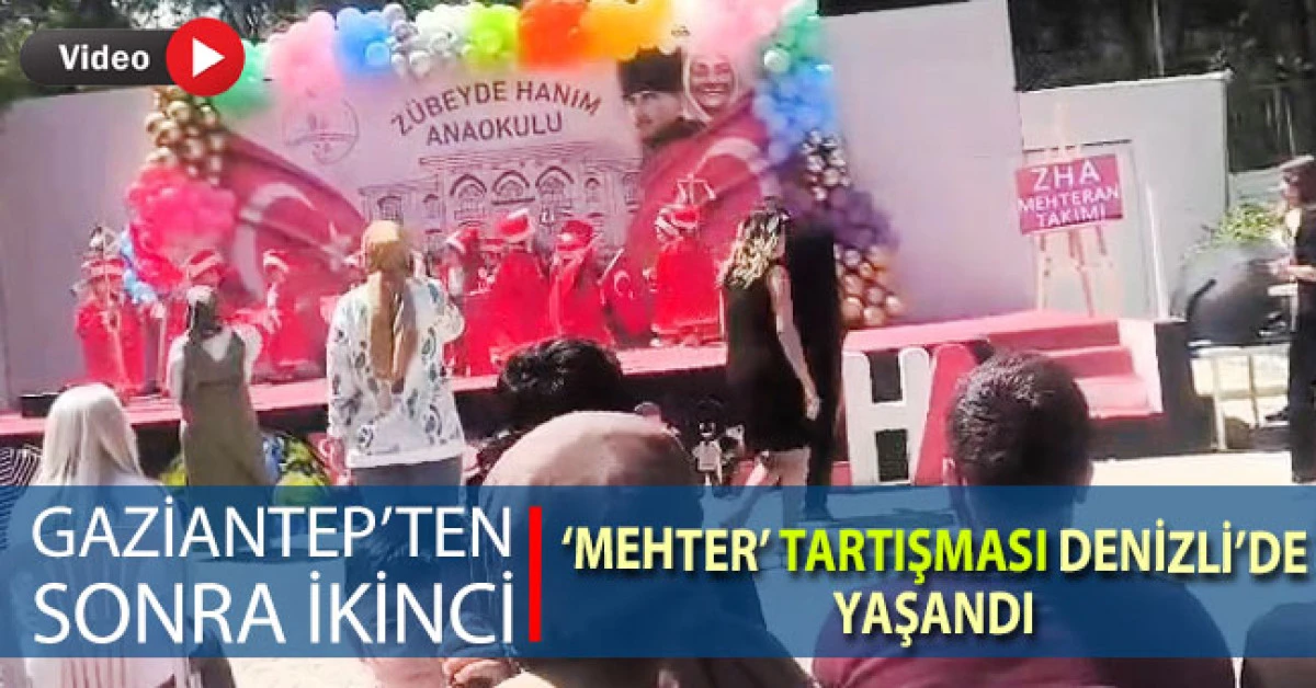 Gaziantep&rsquo;ten sonra ikinci &lsquo;mehter&rsquo; tartışması Denizli&rsquo;de yaşandı