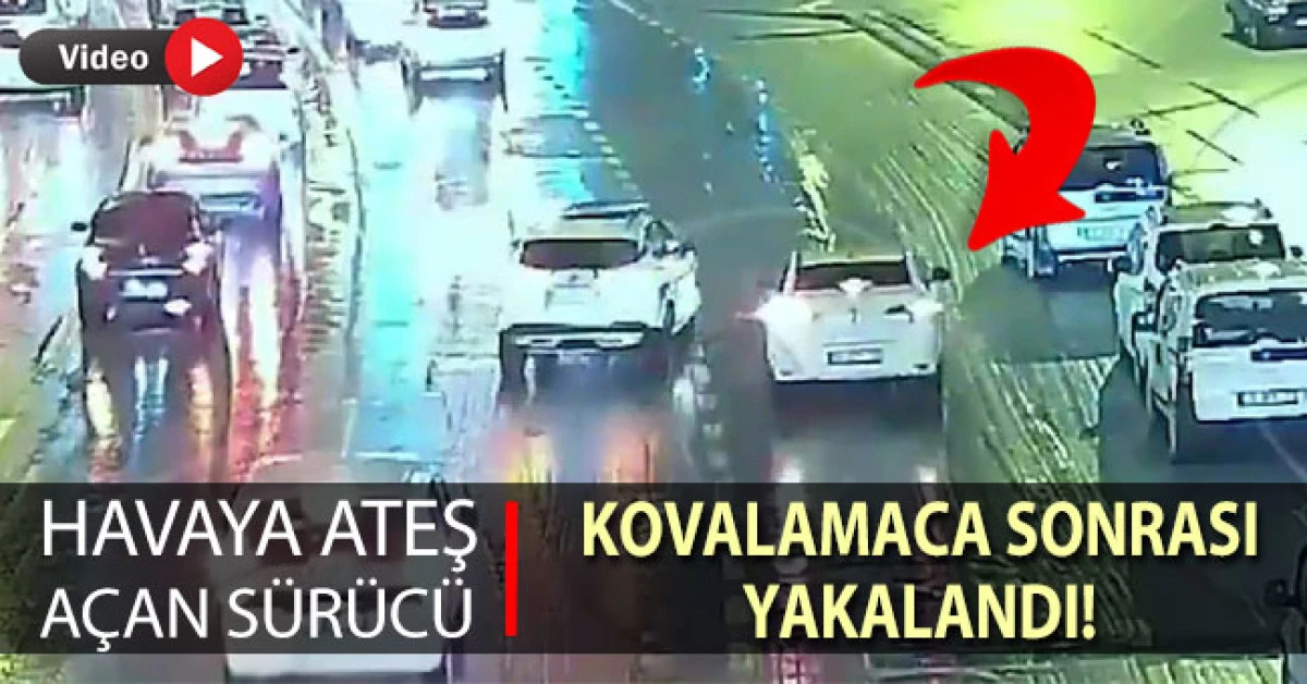 Havaya ateş eden s&uuml;r&uuml;c&uuml;n&uuml;n ehliyeti daimi iptal edildi