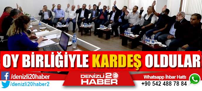 Honaz Ve Konak Belediyeleri Kardeş İlçe Oldu