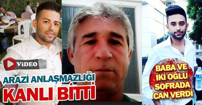 Husumetli olduğu amcası ve iki kuzenini yemek yerken av tüfeğiyle öldürdü