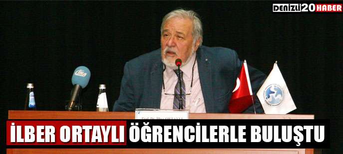 İlber Ortaylı, öğrencilerle buluştu 