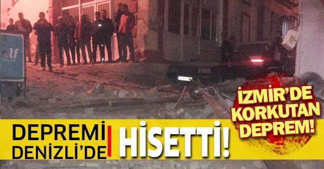 İzmir’de korkutan deprem!