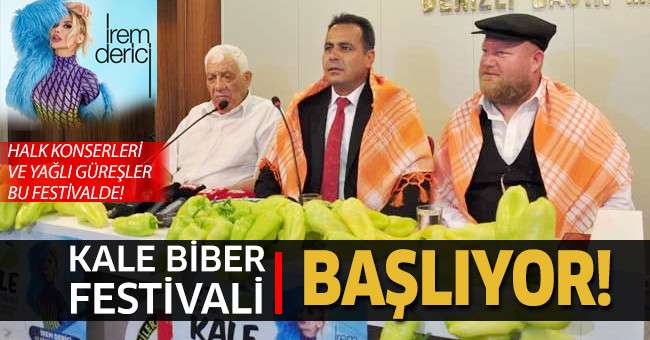 Kale ilçesinde 27’inci Geleneksel Biber Festivali başlıyor